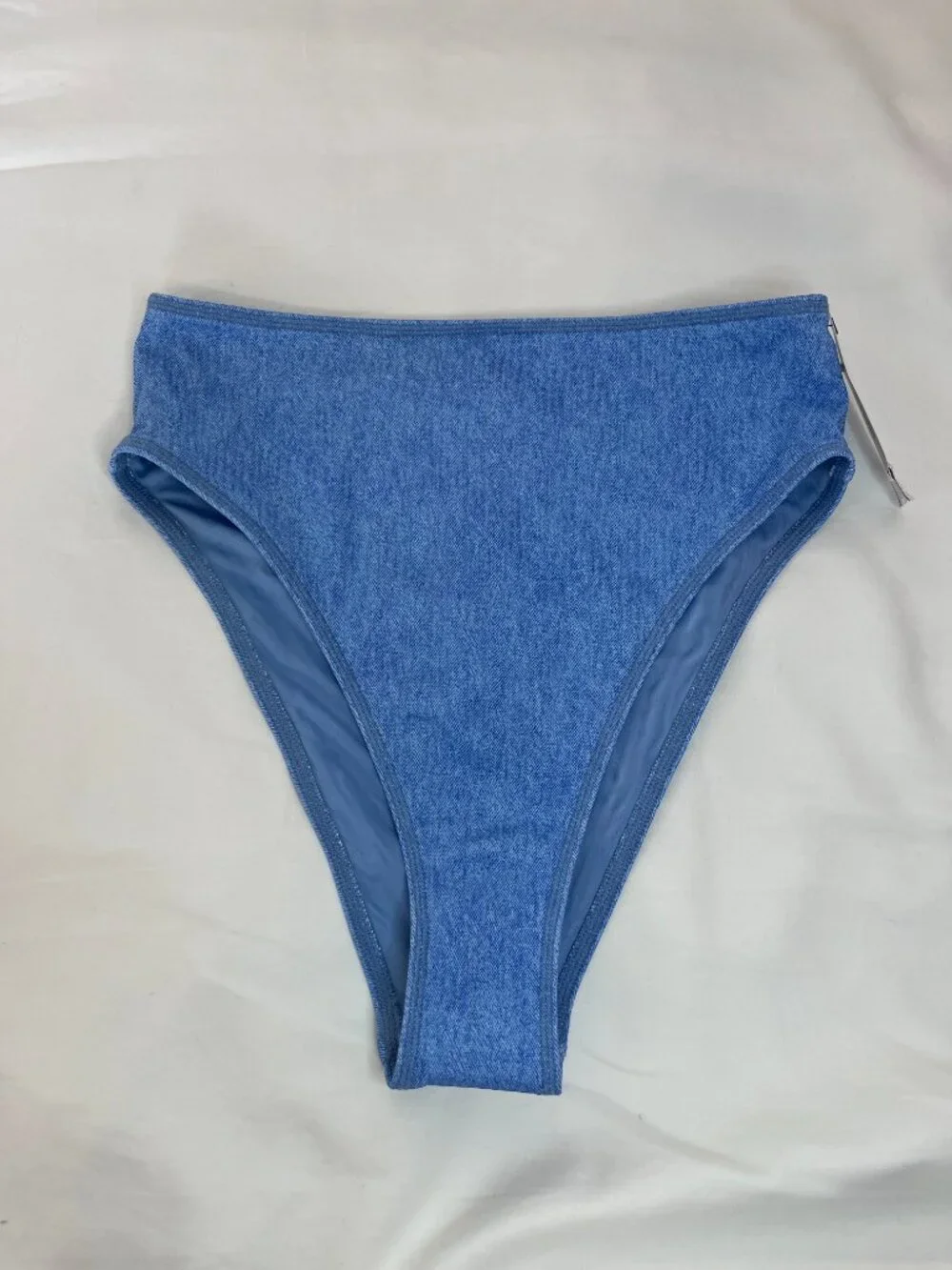 Pink Victoria's Secret Blue High Waist 2 Piece Bikini - Picture 6 of 8